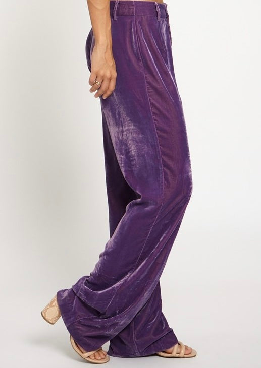 VELVET PULL PANTS